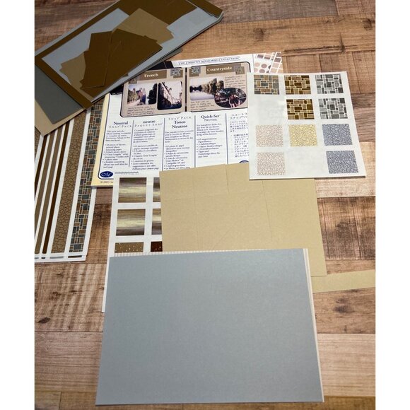 Creative Memories Scrapbooking Kit Neutral Tones Snap Pack Quick-Set Collection - Picture 4 of 4